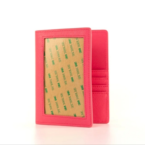 Rachel Barri Handbags - NWT Rachel Barri Self Finishing Hot Pink Passport & Travel Bug Insert
